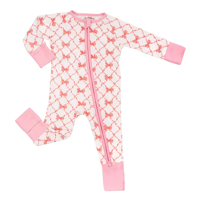 Pink Bow Onesie